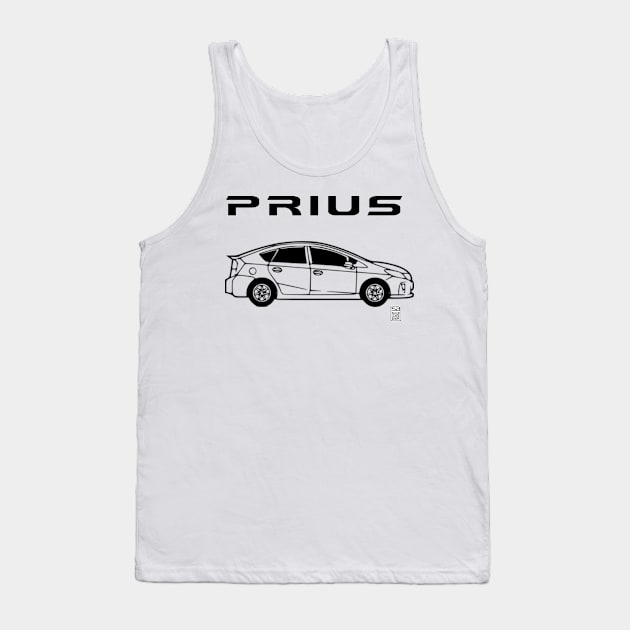 Prius (dark design) Tank Top by JSnipe